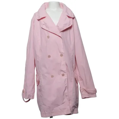 Trenchcoat (Roze) van Crash One Katoen, Polyester