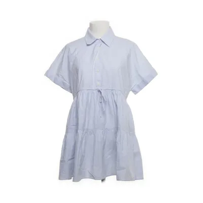 Shirt dress (Blue) from Zara Cotton