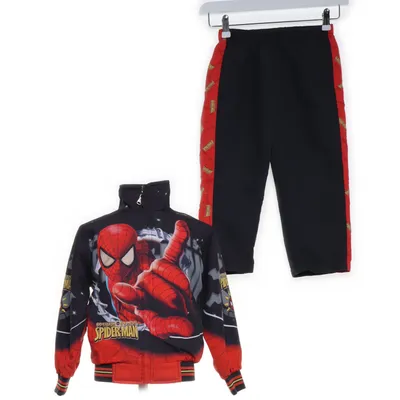 Overtøj (Rød, Sort) fra Spiderman Polyester