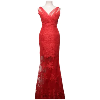 Robe de soirée (Rouge) de Blanc