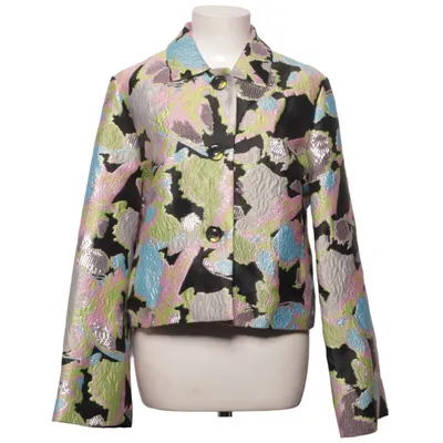 Blazer (Black, Multicolored) from Stine Goya Metallic fiber, Polyamide, Recycled polyester