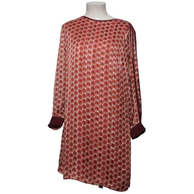 Dress (White, Brown, Multicolored) from Niza Polyester