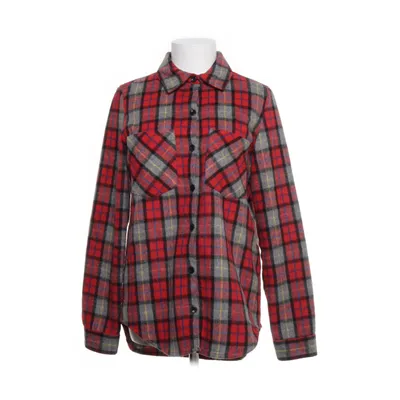 Överskjorta (Röd, Flerfärgad) från Zara Trafaluc Outerwear Akryl, Polyester, Ull