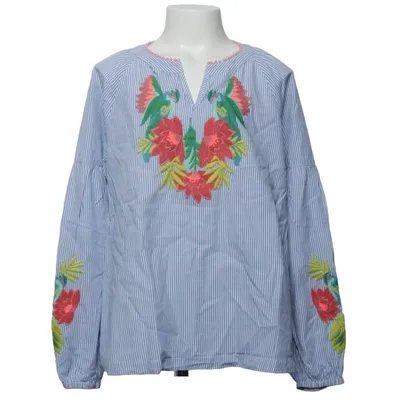 Blouse (Blue, White, Multicolored) from Boden Cotton