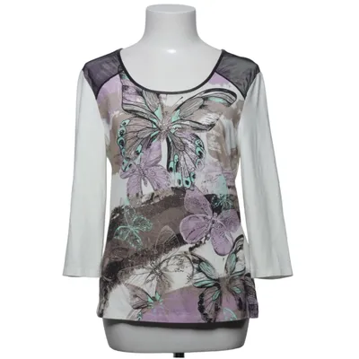 Topp (Vit, Flerfärgad) från Biba Elastan, Polyester, Viskos