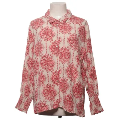 Blus (Röd, Beige) från Isay Viskos