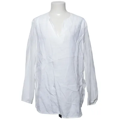 Bluse (Hvid) fra Marc O'Polo Bomuld, Linned, Silke
