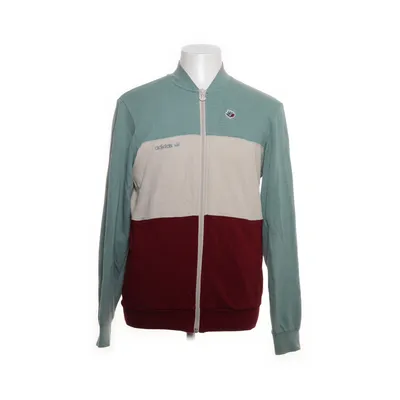 Träningsjacka (Turkos, Vit, Röd) från Adidas Bomull, Polyester