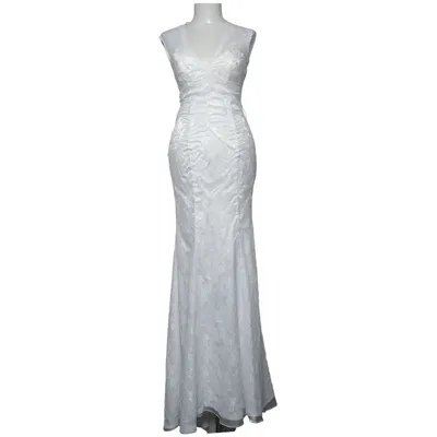 Brudklänning (Vit) från Party Line Polyester