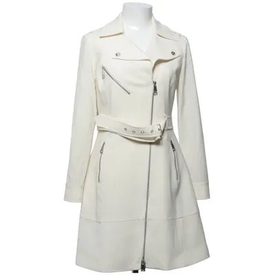 Coat (Beige) from Karen Millen Elastane, Polyester, Wool