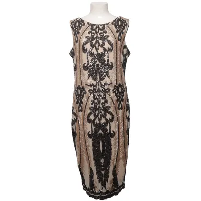 Robe de cocktail (Beige, Noir) de Goddiva Polyester