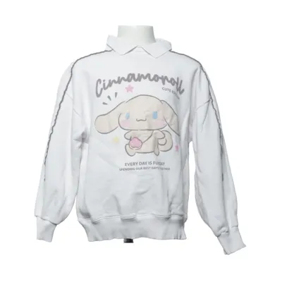 Sweatshirt (Wit, Meerkleurig) van Zara Katoen, Polyester