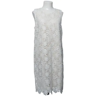 Kjole (Hvid, Beige) fra Hallhuber Polyester, Viscose