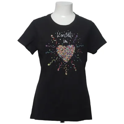 T-shirt (Schwarz, Mehrfarbig) von Port & Company Baumwolle