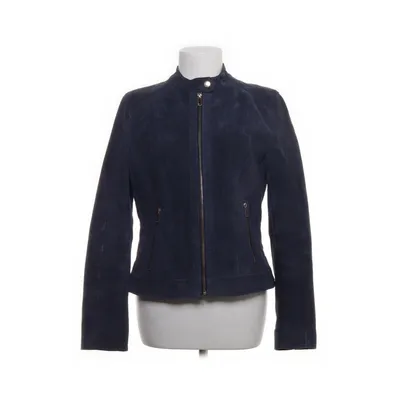 Leather jacket (Blue) from Alice Bizous Polyester, Leather