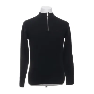 Collegetröja (Svart) från Lindbergh White Akryl, Merinoull