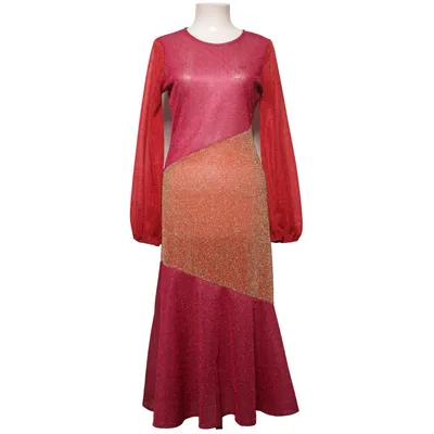 Robe (Rouge, Or, Multicolore) de Never Fully Dressed Polyester