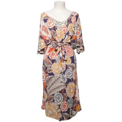 Jurk (Blauw, Meerkleurig) van Reda Elastaan, Viscose