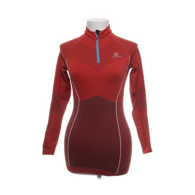 Base layer shirt (Red, Brown) from Salomon Elastane, Polyamide