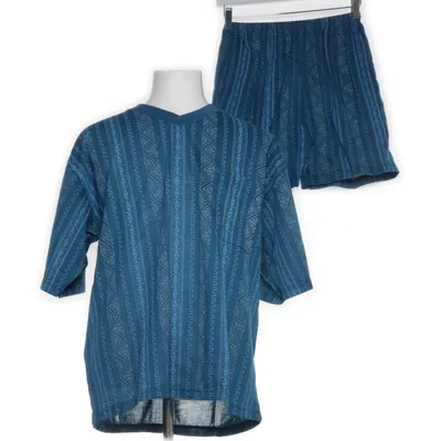 Pyjamas (Blå) Bomull, Polyester