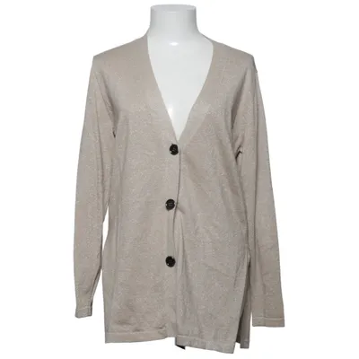 Cardigan (Beige) van Lilienfels Kasjmier, Katoen, Metallvezel, Polyester, Zijde
