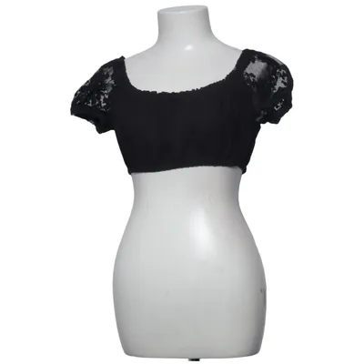 Crop top (Svart) från Marjo Bomull, Elastan, Polyamid