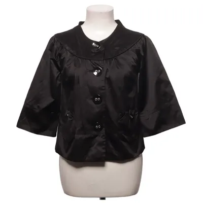 Jacket (Black) from By Groth Acetate, Cotton, Polyester