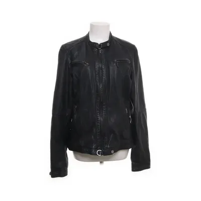 Leather jacket (Black) from Oakwood Polyester, Leather, Cotton