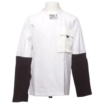 Lange mouwen shirt (Wit, Zwart) van Blukids Katoen