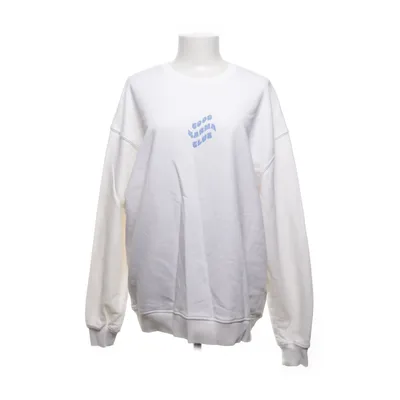Sweatshirt (Wit, Blauw) van Oh April Katoen, Polyester