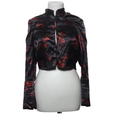Cheongsam (Black, Multicolored) from Zara Elastane, Polyester