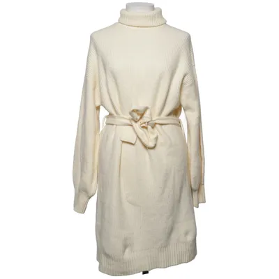 Jurk met col (Beige) van Nobody's Child Katoen, Elastaan, Polyamide, Gerecycled polyester