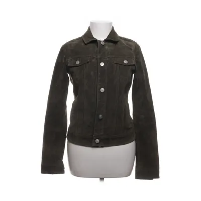 Läderjacka (Grön) från Meotine Skinn, Polyester