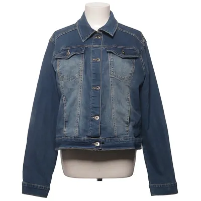 Jeansjacka (Blå) Bomull, Elastan, Polyester