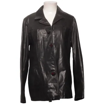 Veste en cuir (Noir) de Rocco Barocco Cuir, Polyester