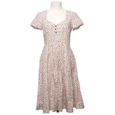 Jurk (Wit, Rood, Groen) van Daisy Dapper Katoen