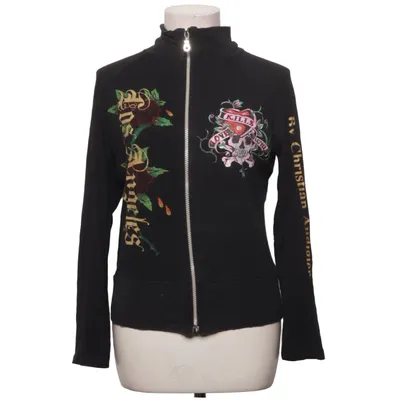 Capuchon sweater (Zwart, Meerkleurig) van Ed Hardy by Christian Audigier Katoen