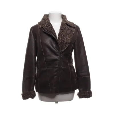 Shearlingjacka (Brun) från She Akryl, Polyester