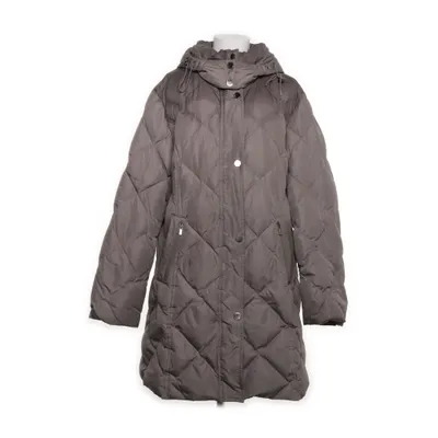 Winterjas (Grijs) van Junge Dons, Veer, Polyester