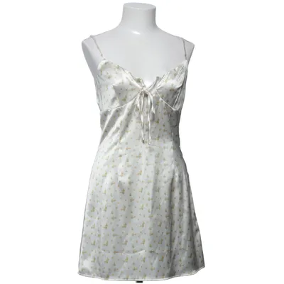 Klänning (Vit, Gul) från NA-KD Elastan, Polyester