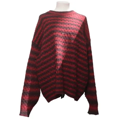 Trui (Rood, Zwart) van Weekday Polyester, Wol