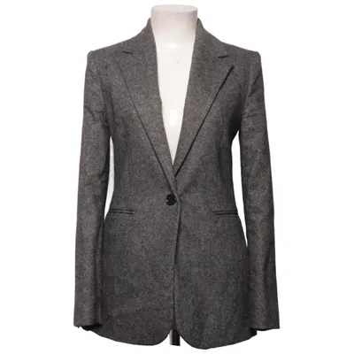 Blazer (Grå) fra Mango Polyamid, Polyester, Viscose, Uld