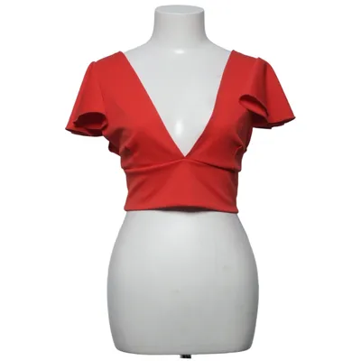 Crop top (Frill Sleeve Top) from NLY One Elastane, Polyester