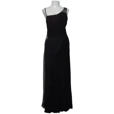 Långklänning (Svart) från Chiffon Acetat, Elastan