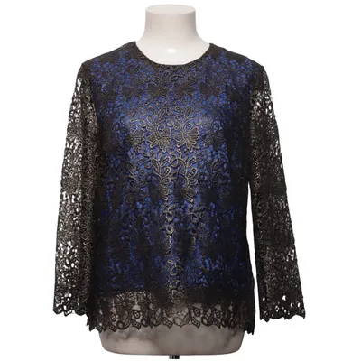 Blouse (Blue, Black) from By Malene Birger Polyamide, Polyester, Viscose