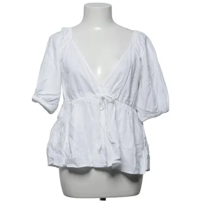 Peplumtopp (Vit) från Bik Bok Linne, Viskos