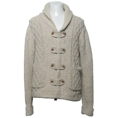 Cardigan (Beige) van Lyle & Scott Katoen, Polyamide, Polyester