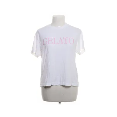 T-shirt (Wit, Roze) van H&M Trend Katoen, Modal