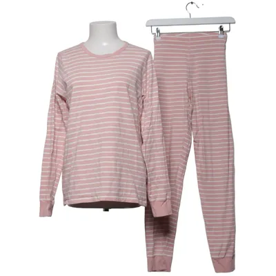 Pyjamasz (Pink, Hvid) fra Polarn O. Pyret Elastan, Økologisk bomuld