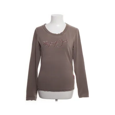 Long sleeve T-shirt (Beige) from Napapijri Cotton, Elastane